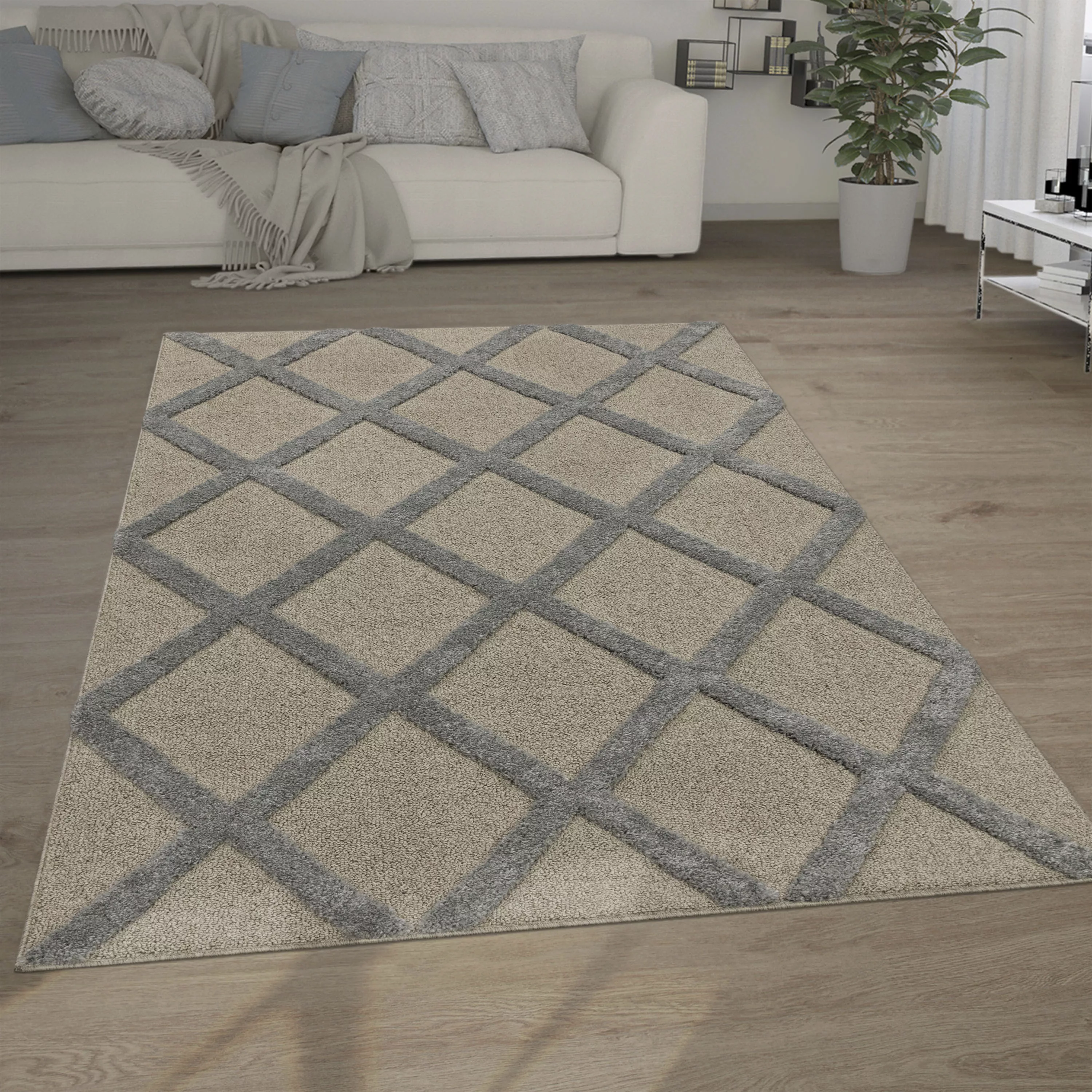 Paco Home Hochflor-Teppich »Genua 745«, rechteckig günstig online kaufen