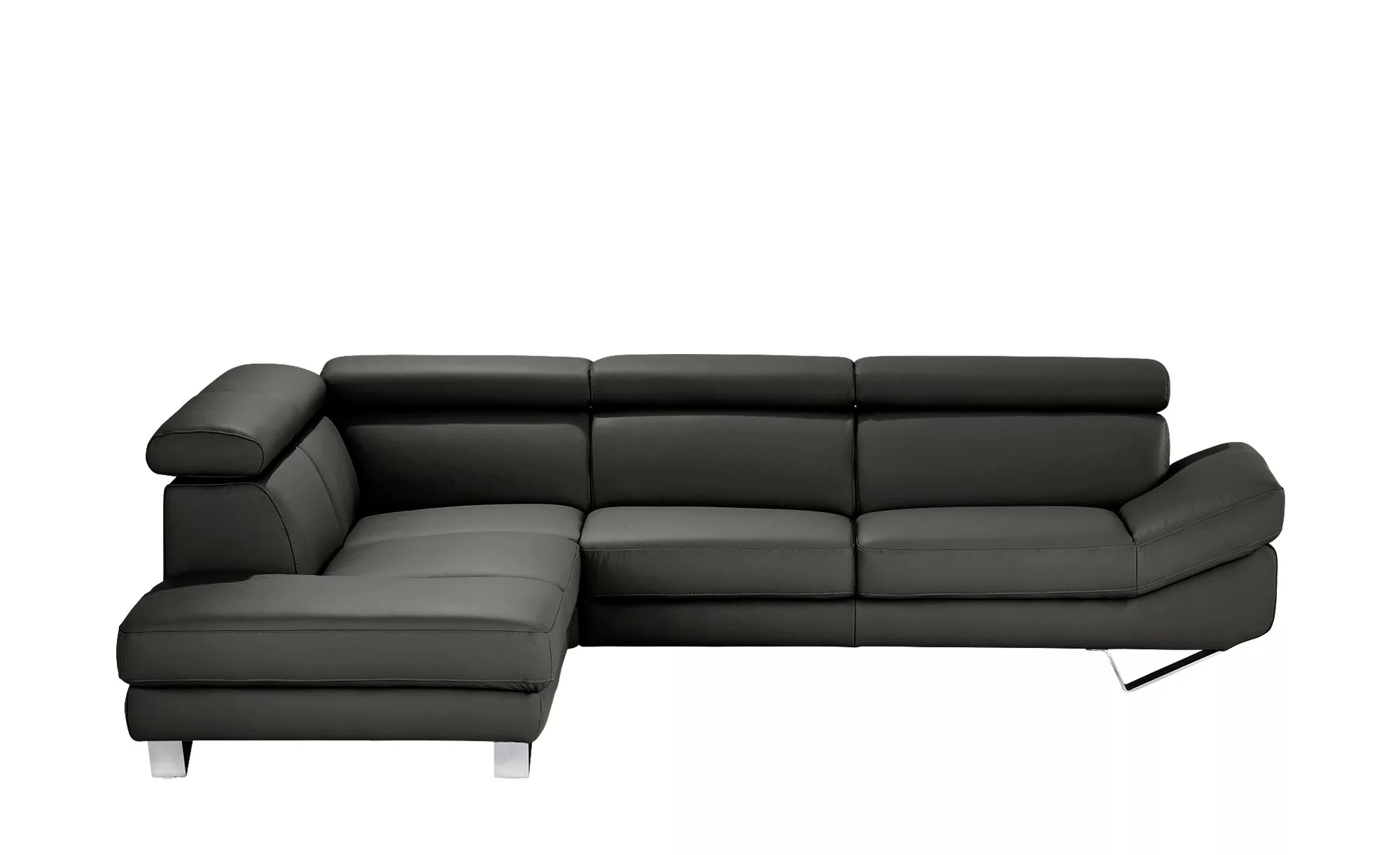 Ecksofa  Camilla - grau - 78 cm - Polstermöbel > Sofas > Ecksofas - Möbel K günstig online kaufen