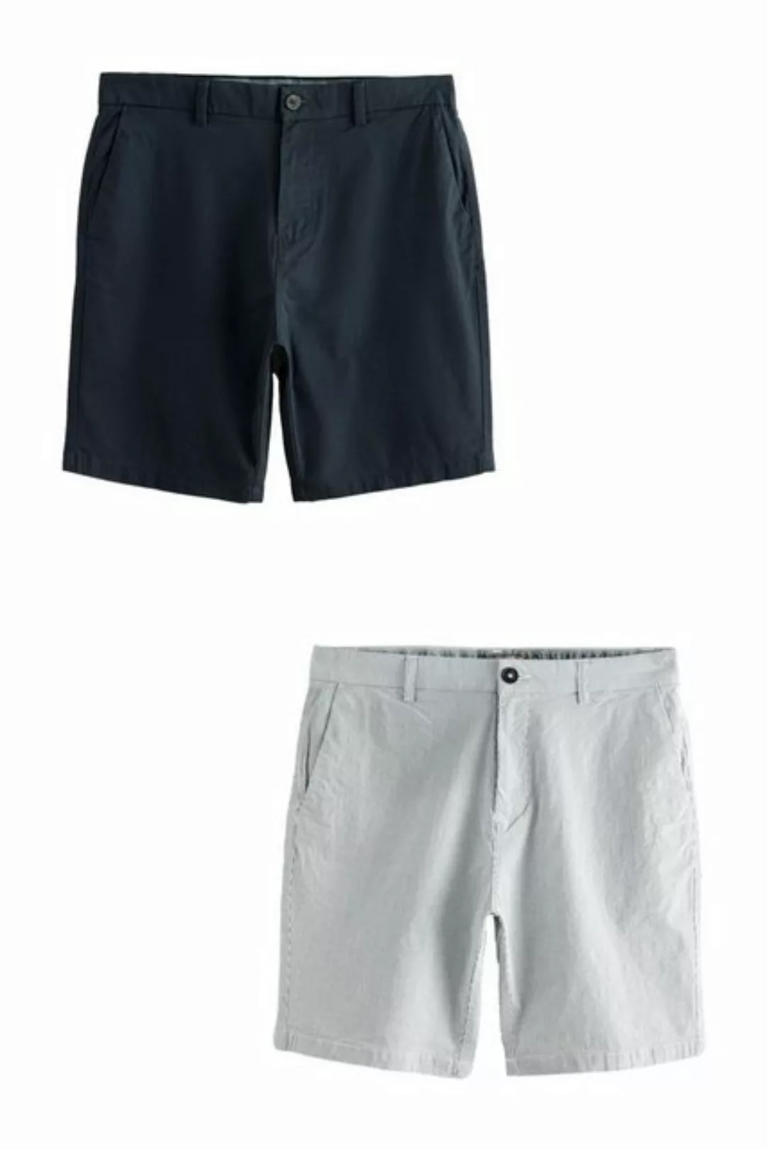 Next Chinoshorts 2er-Pack Straight Fit Chinoshorts mit Stretch (2-tlg) günstig online kaufen