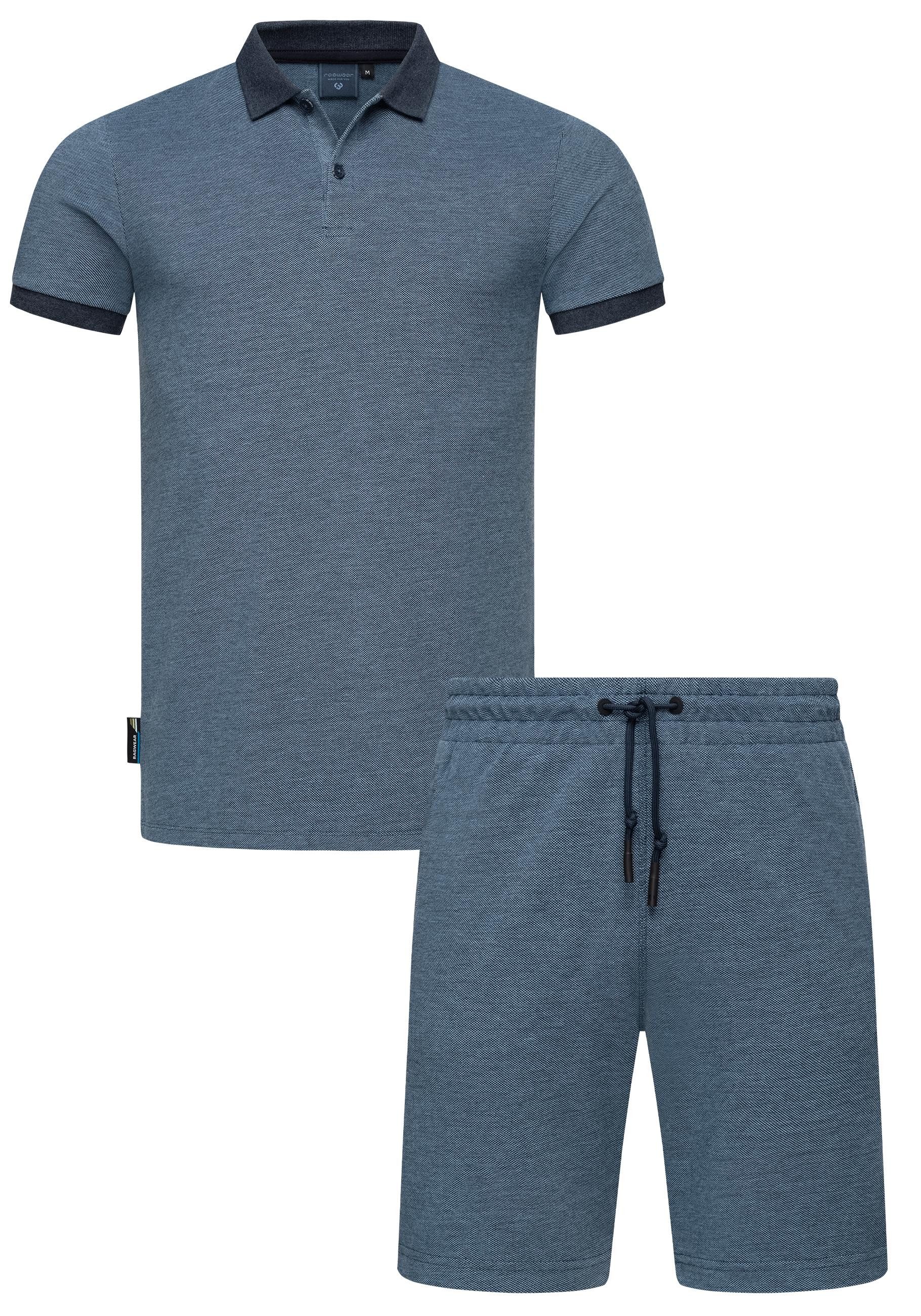 Ragwear Poloshirt "Set Porpi", (2 tlg.), Modisches Herren Set aus Hemd und günstig online kaufen