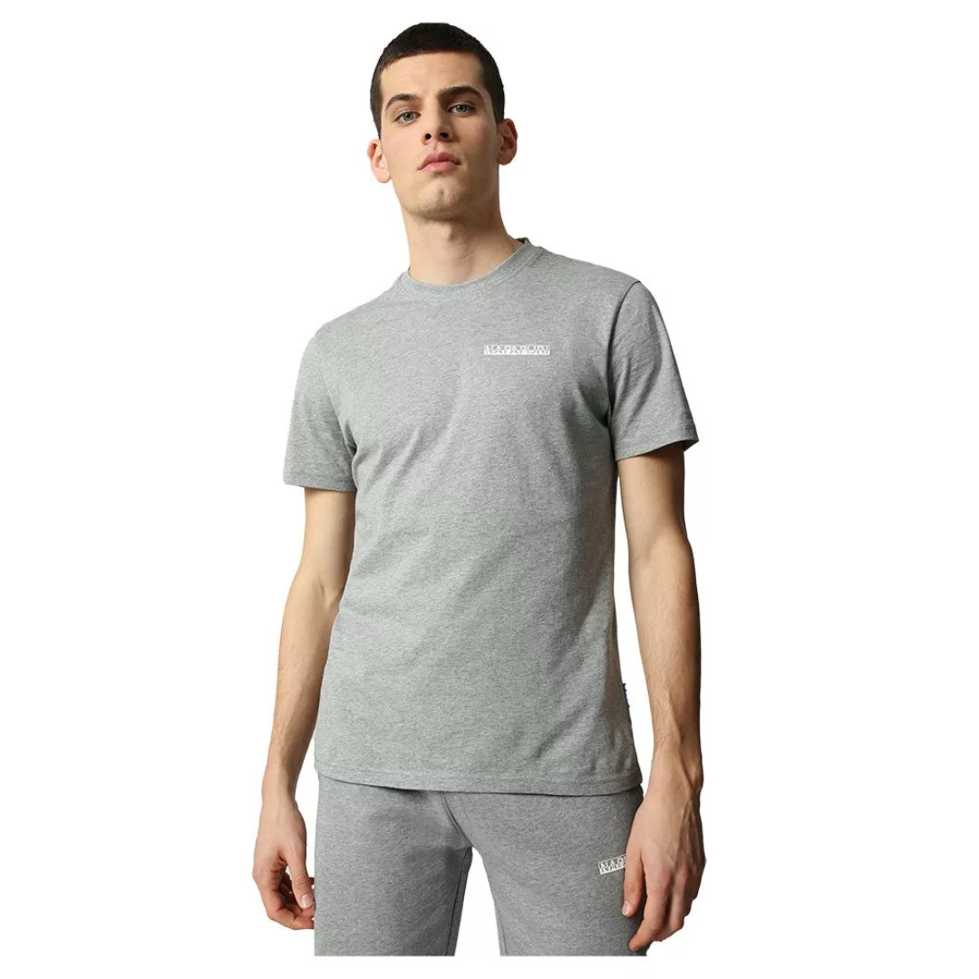 Napapijri S-surf Kurzärmeliges T-shirt M Medium Grey Melange günstig online kaufen