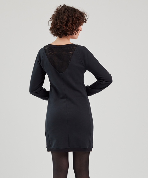 Winterkleid Aus Bio Baumwolle & Spitze - Lace günstig online kaufen
