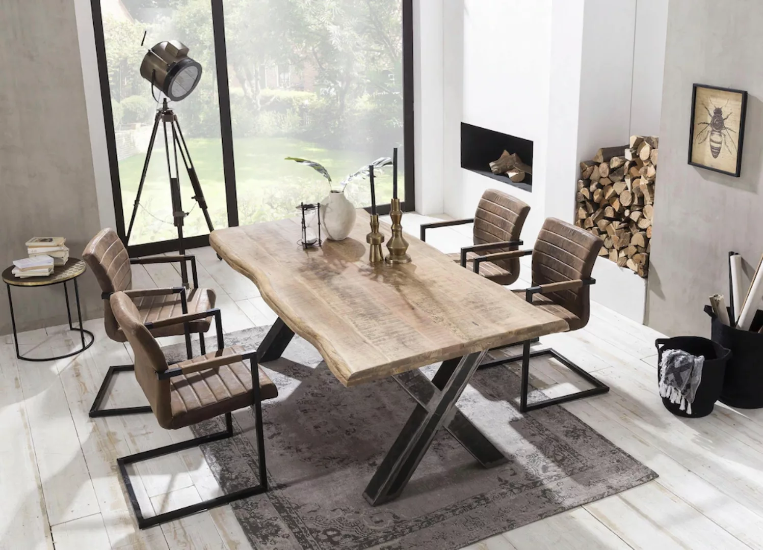 SIT Esstisch "Tops&Tables", mit Platte aus Mangoholz, Shabby Chic, Vintage günstig online kaufen