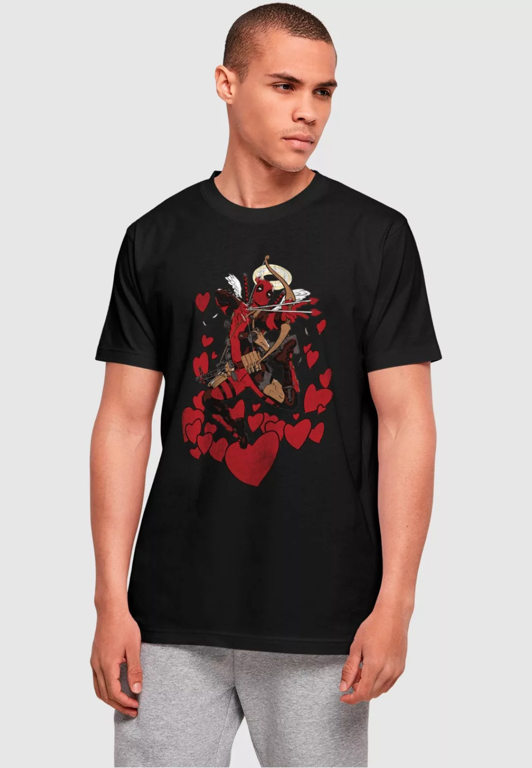 ABSOLUTE CULT T-Shirt "ABSOLUTE CULT Herren Deadpool - Love Angel T-Shirt" günstig online kaufen