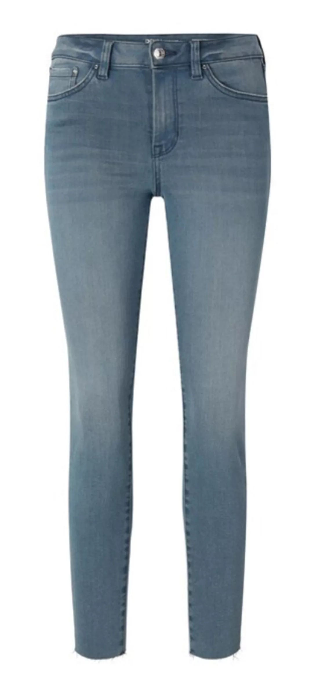 Tom Tailor Denim Damen Jeans NELA - Extra Skinny Fit - Blau - Mid Stone Blu günstig online kaufen