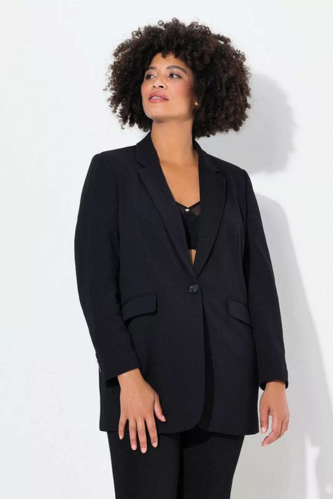 Angel of Style Blusenblazer Blazer Straight Oversized farbiges Futter günstig online kaufen