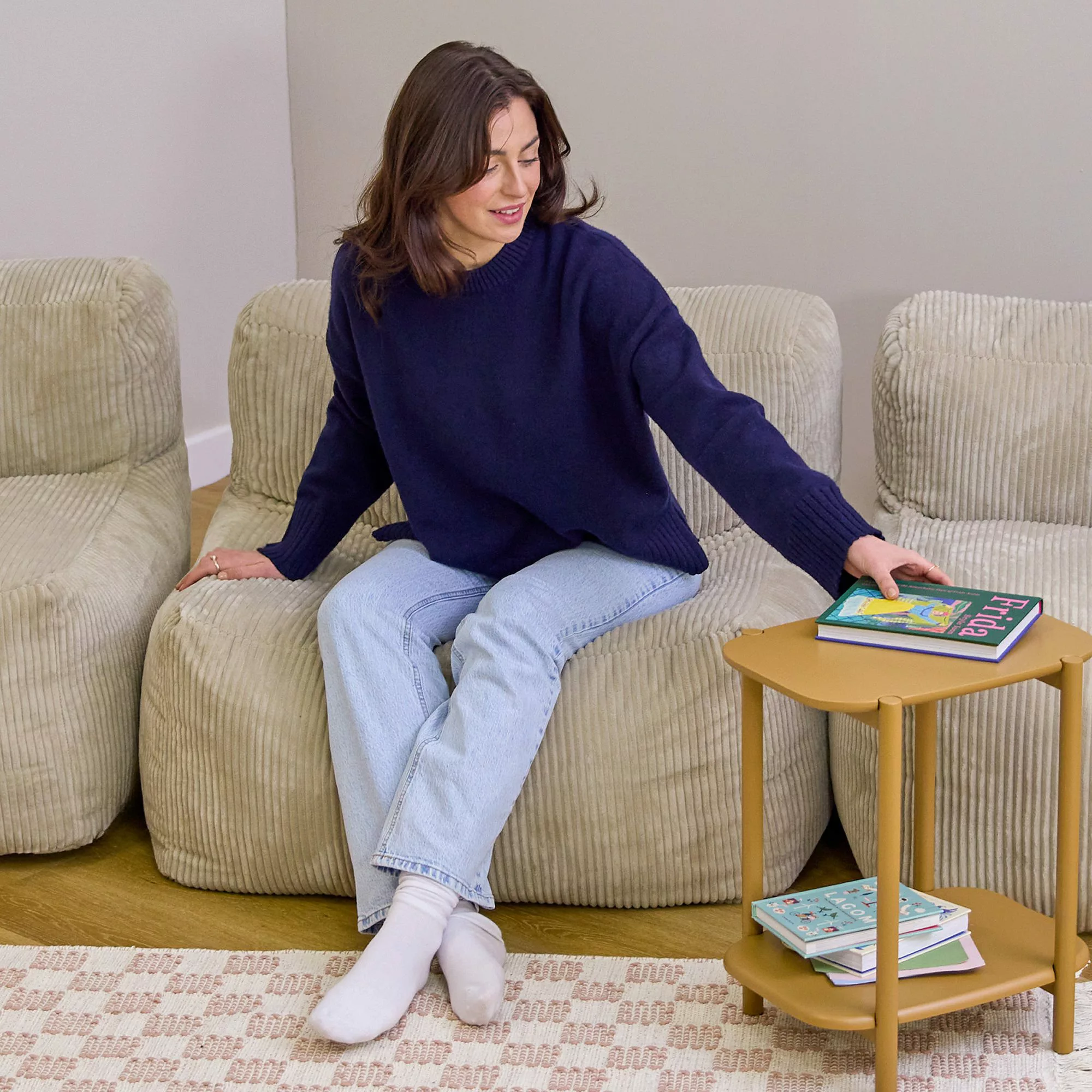 icon Sitzsack Modulares Sessel aus Cord günstig online kaufen
