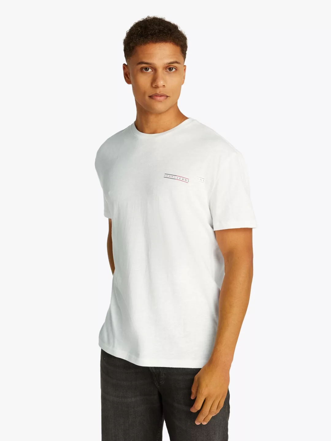 Tommy Jeans Kurzarmshirt "TJM REG GRAPHIC SLUB TEE EXT", Mit Rundhalsaussch günstig online kaufen