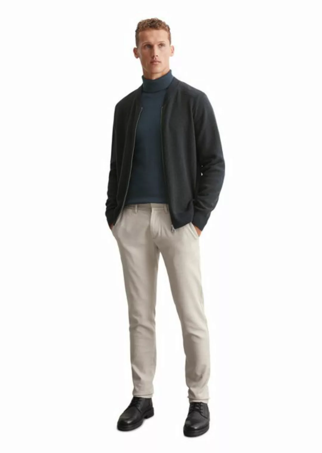 Marc O'Polo Cardigan aus Bio-Baumwolle-Schurwolle-Mix günstig online kaufen