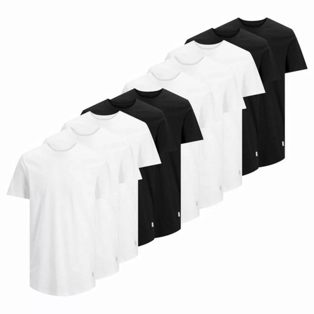 Jack & Jones T-Shirt Herren T-Shirt, 10er Pack - JJENOA, kurzarm günstig online kaufen