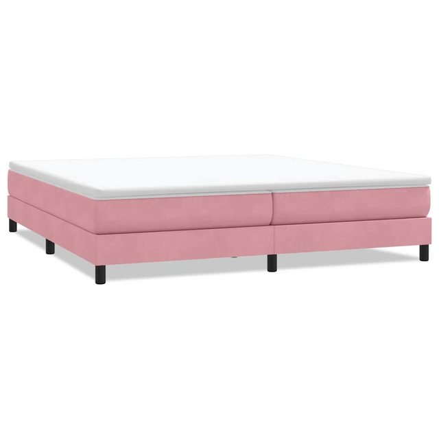 vidaXL Boxspringbett, Boxspringbett ohne Matratze Dunkelblau 200x210 cm Sam günstig online kaufen