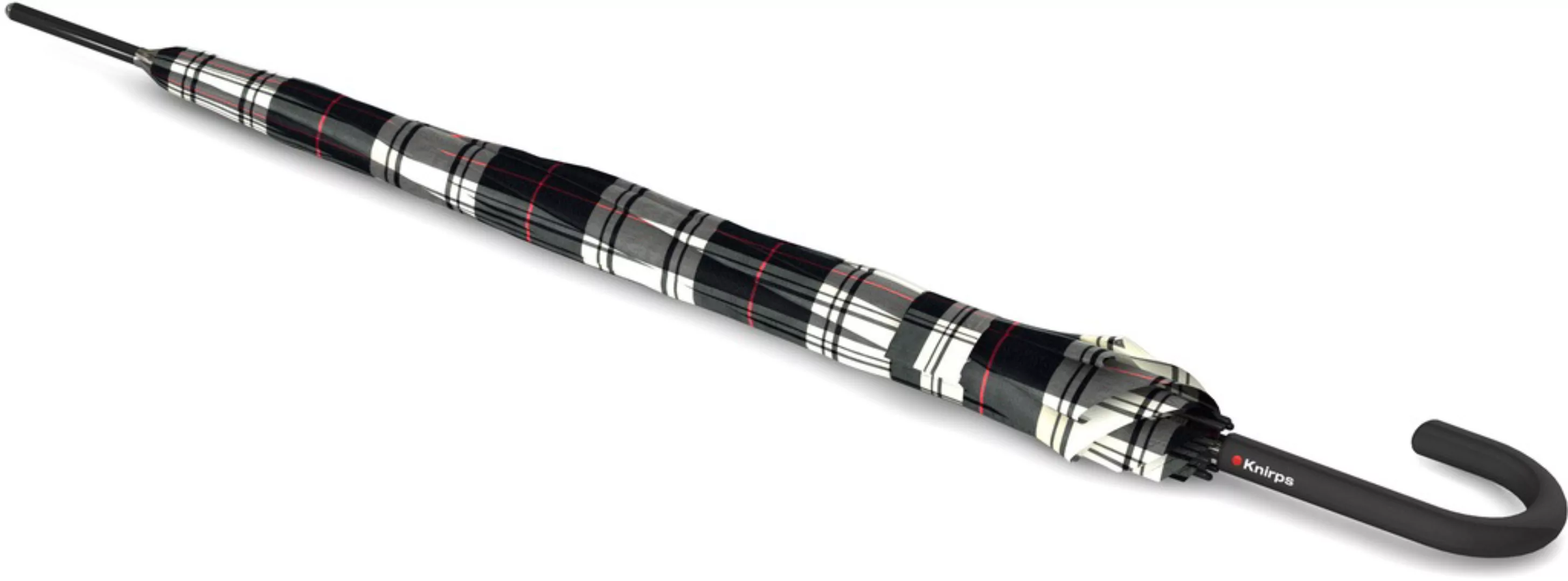 Knirps Stockregenschirm "T.760 Stick Automatik, Check Black & White" günstig online kaufen