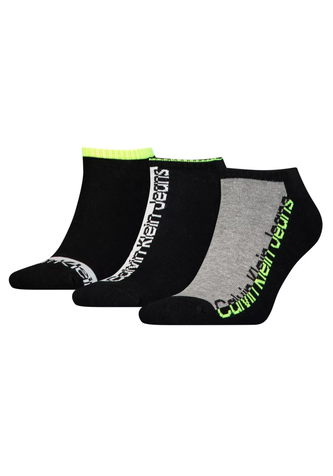 Calvin Klein Sneakersocken, (3er-Pack), mit Logo-Schriftzug günstig online kaufen