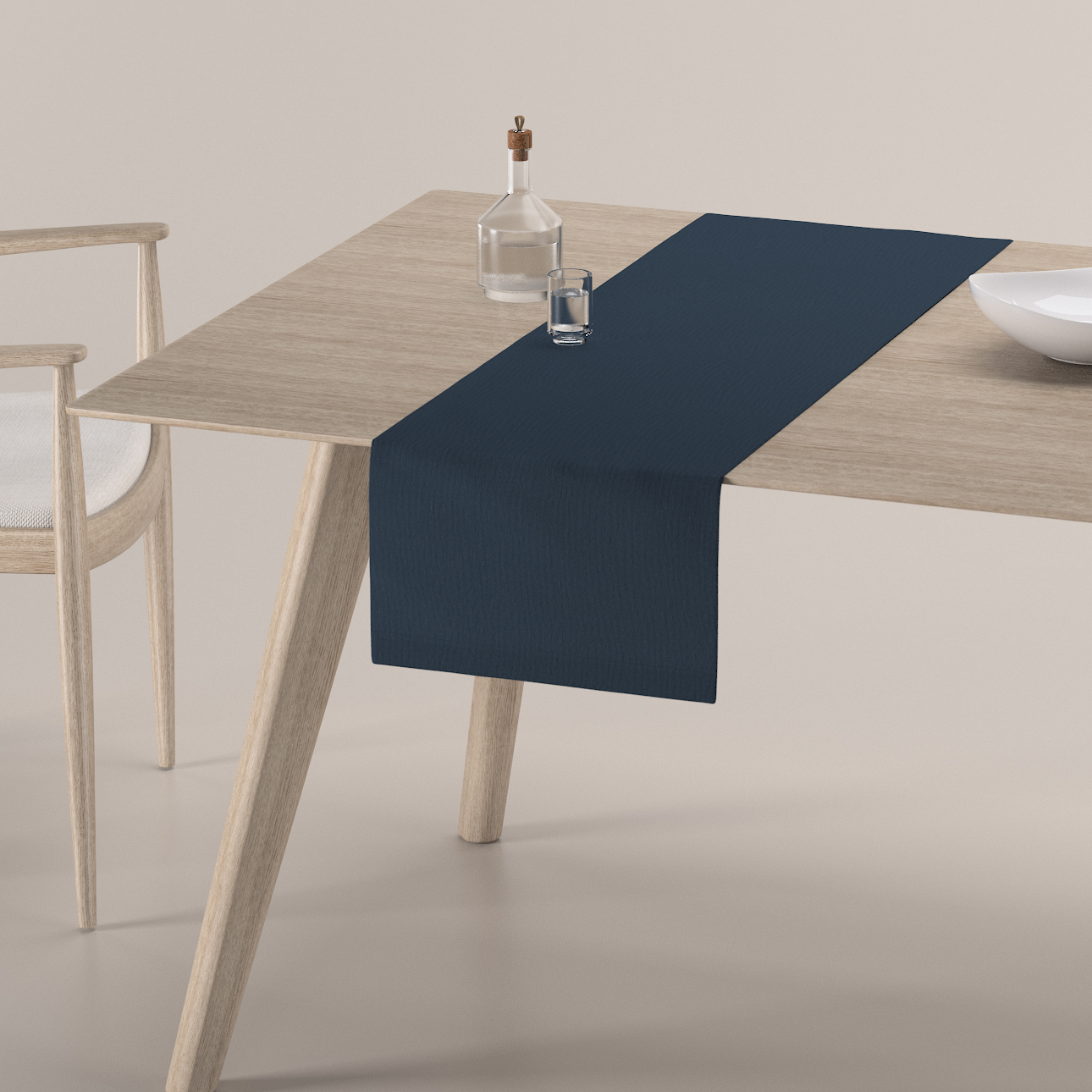 Tischläufer, marinenblau, 40 x 130 cm, Quadro (136-04) günstig online kaufen