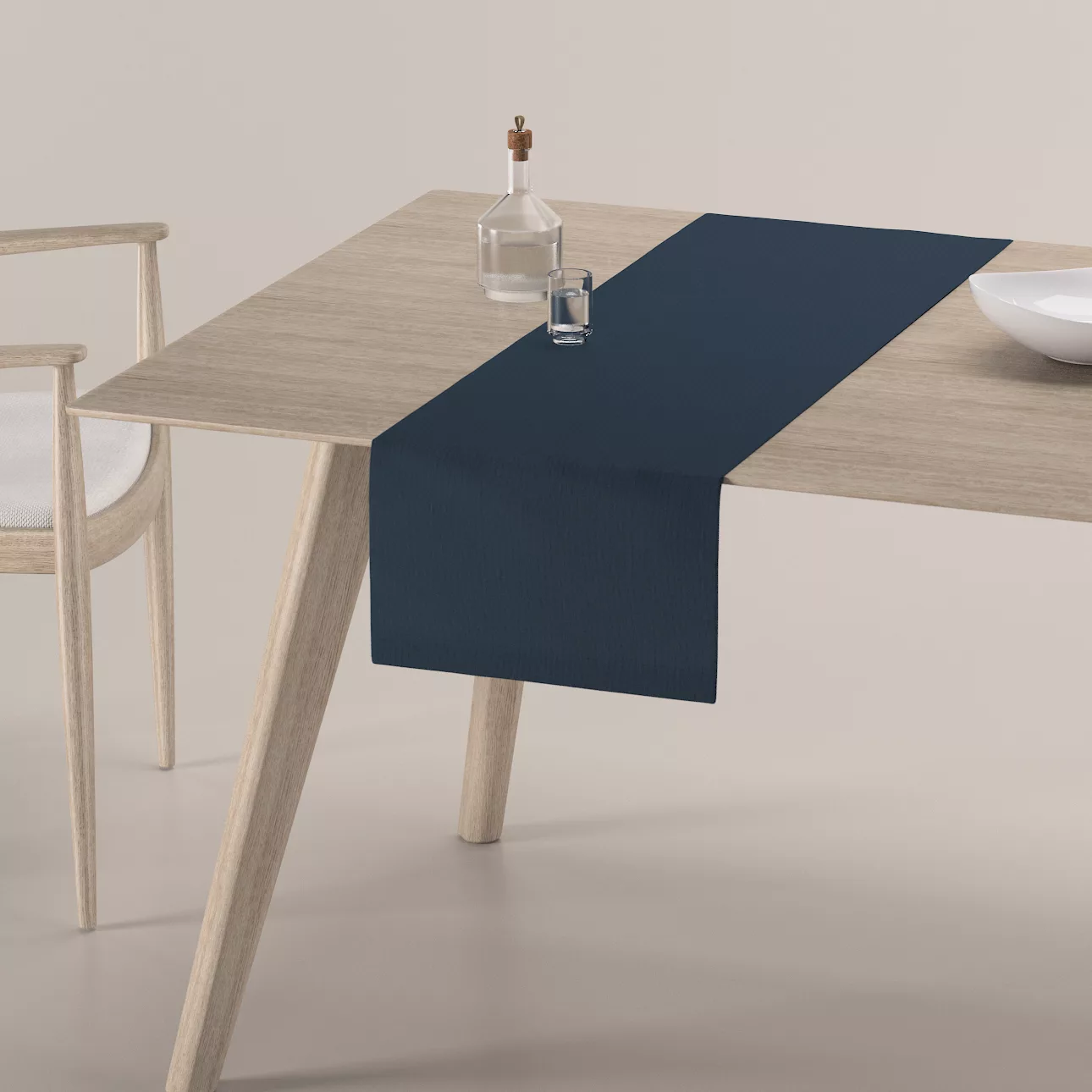 Tischläufer, marinenblau, 40 x 130 cm, Quadro (136-04) günstig online kaufen