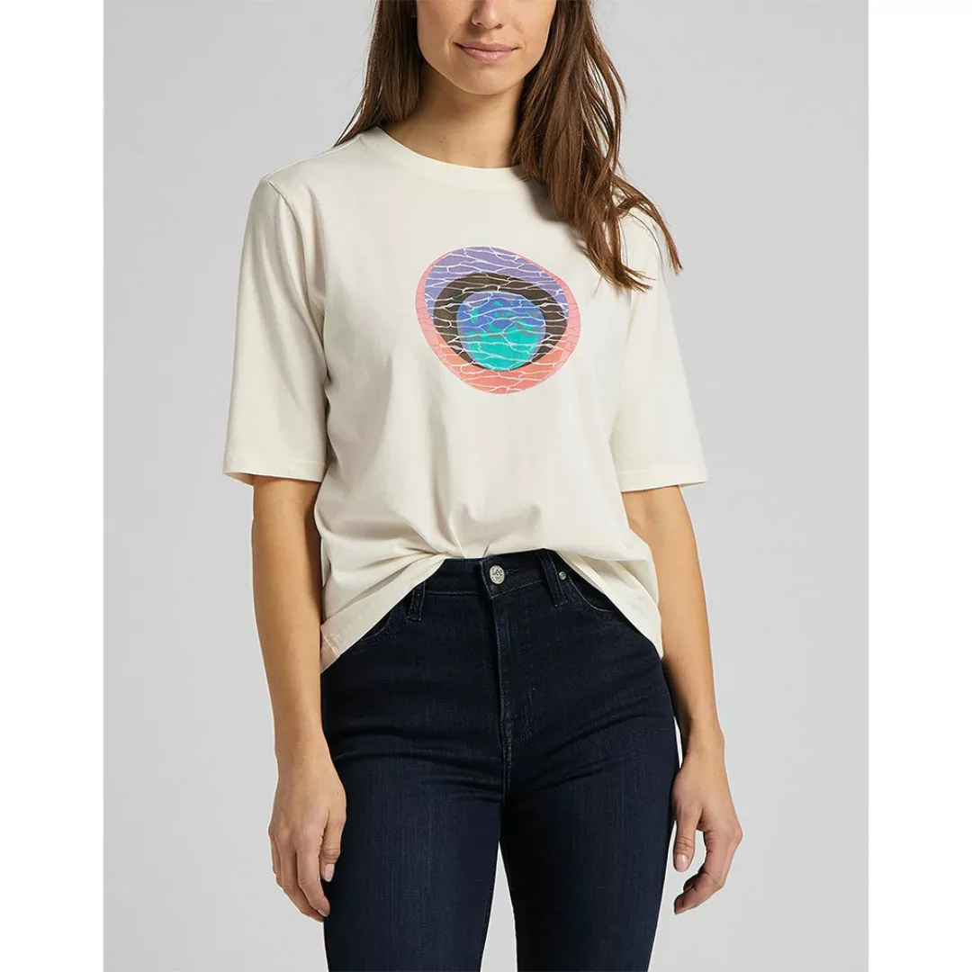 Lee Graphic Kurzärmeliges T-shirt M Bright White günstig online kaufen