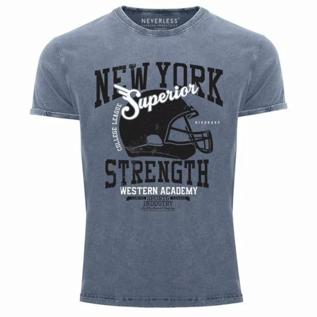 Neverless Print-Shirt Cooles Angesagtes Herren T-Shirt Vintage Shirt New Yo günstig online kaufen