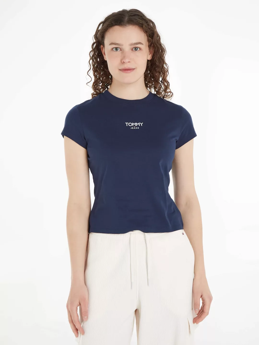 Tommy Jeans T-Shirt "TJW BBY ESSENTIAL LOGO 1 SS", mit Tommy Jeans Logo günstig online kaufen