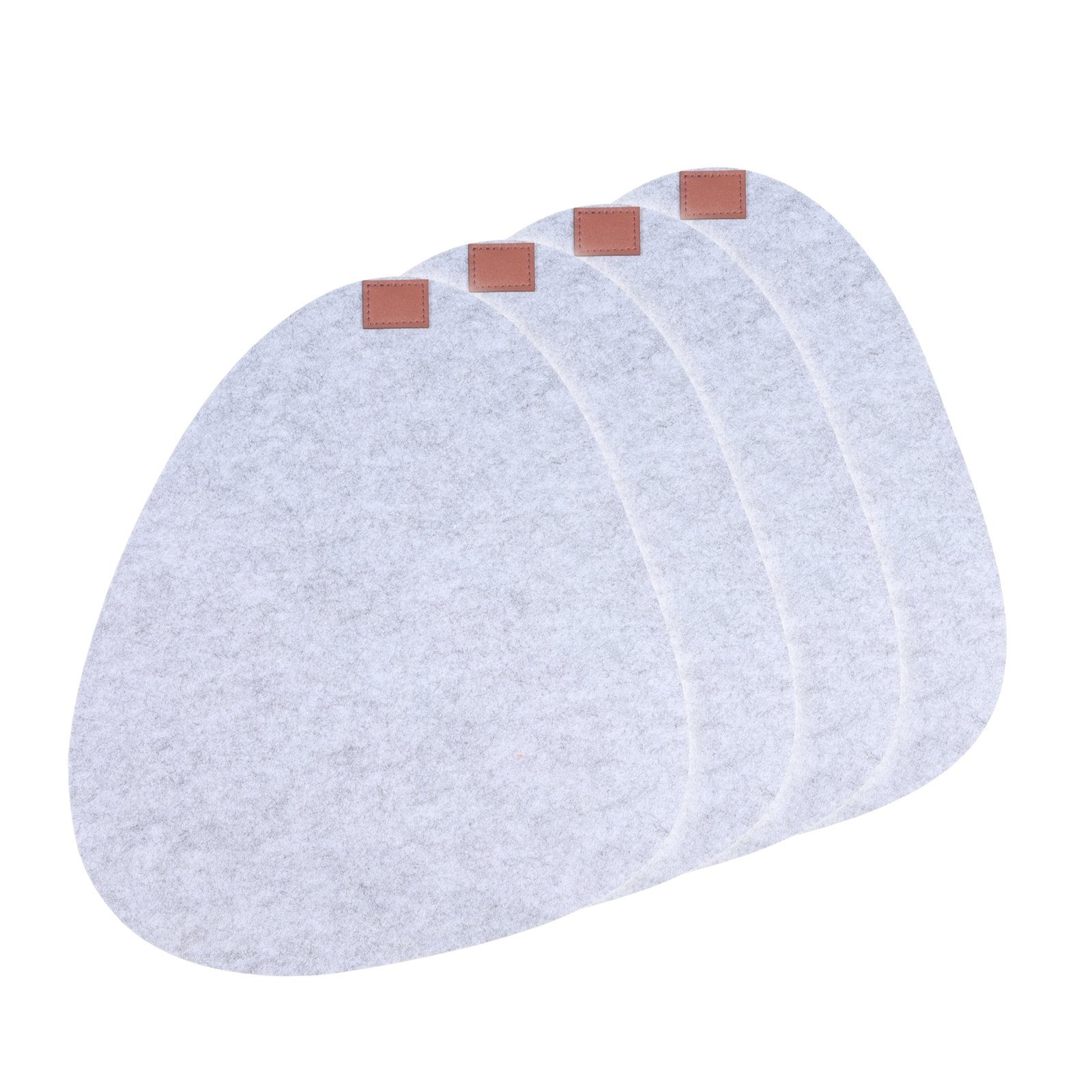 Neuetischkultur Platzset Platzset 4-teilig Filz oval, günstig online kaufen
