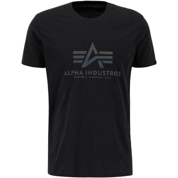 Alpha Industries  T-Shirts & Poloshirts Basic T-Shirt BL Rainbow Ref. - bla günstig online kaufen