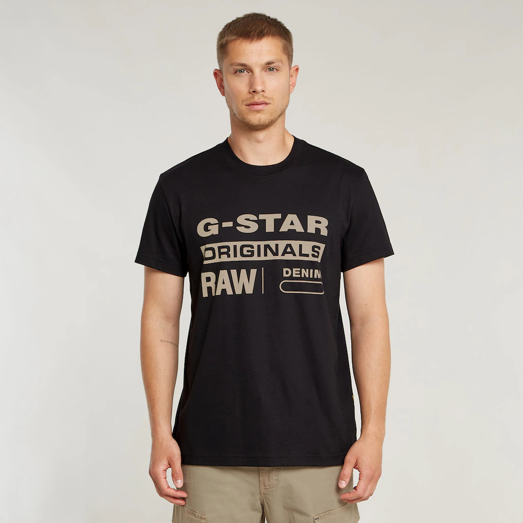 G-STAR T-Shirt "Originals", mit großem Frontprint günstig online kaufen