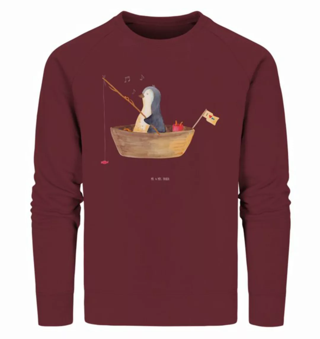 Mr. & Mrs. Panda Longpullover Größe S Pinguin Angelboot - Burgundy - Gesche günstig online kaufen