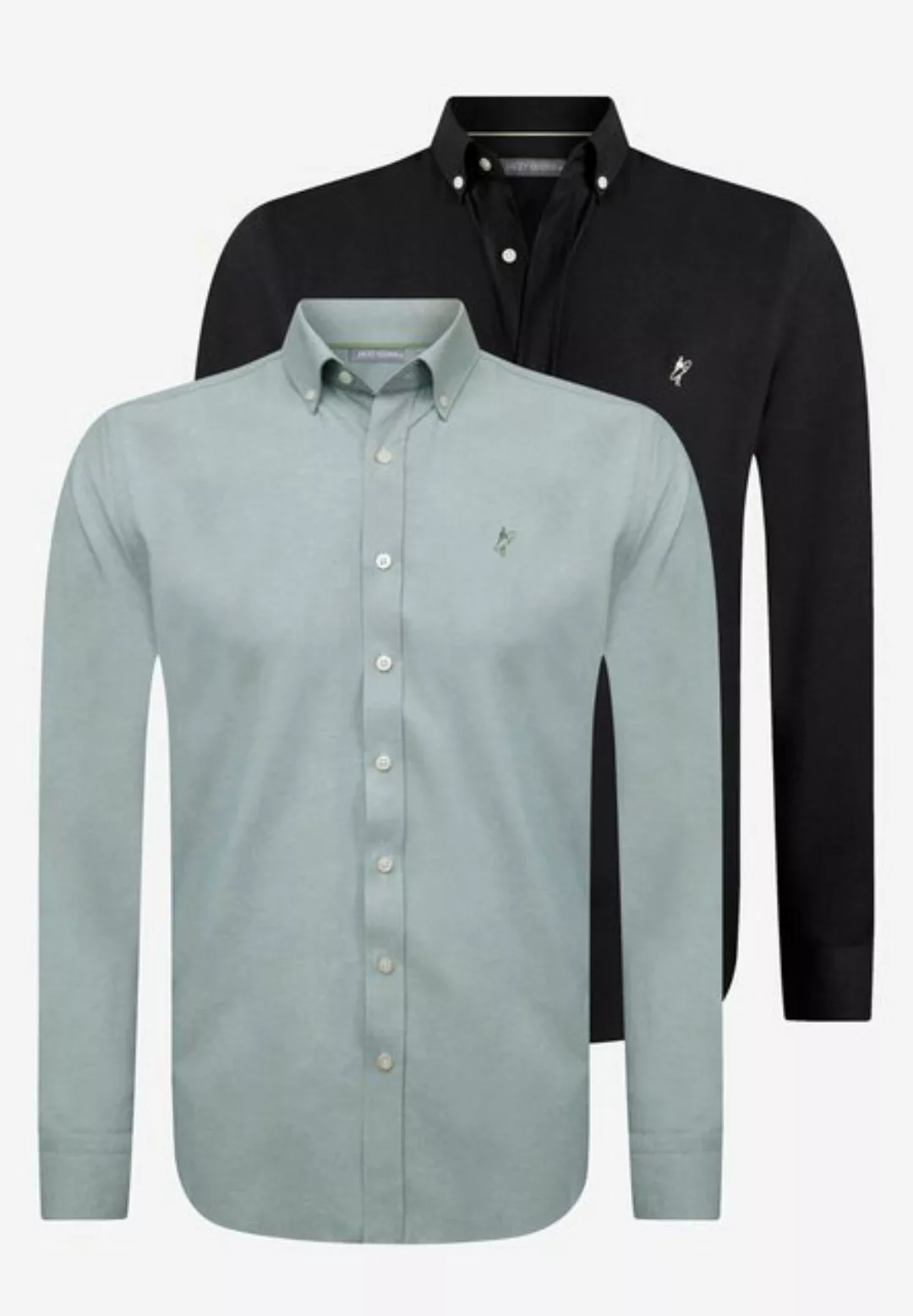 Jacey Quinn Blusenshirt 2 Pack Oxford günstig online kaufen