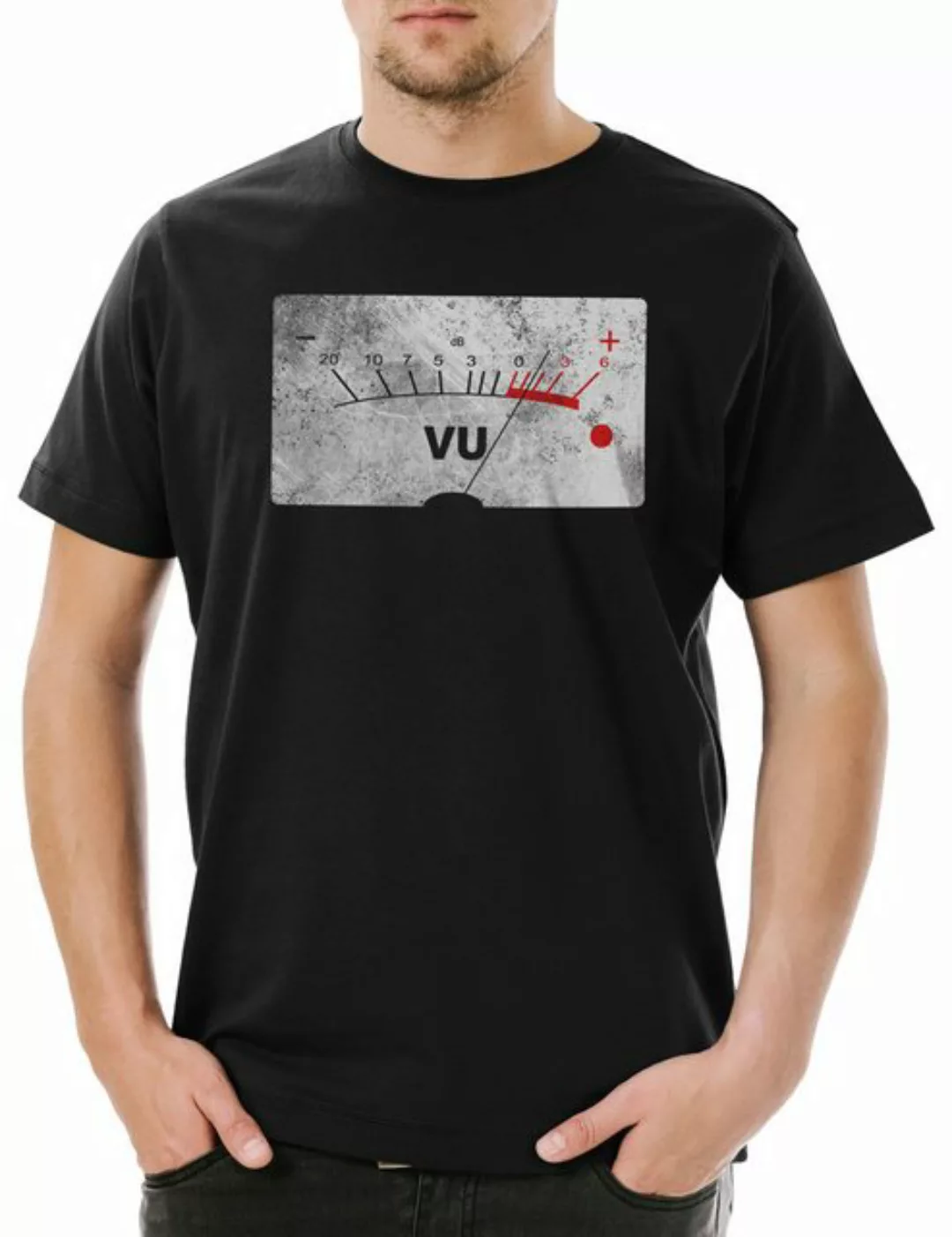 Urban Backwoods Print-Shirt VU Volume Units Meter Herren T-Shirt Shirt Velv günstig online kaufen