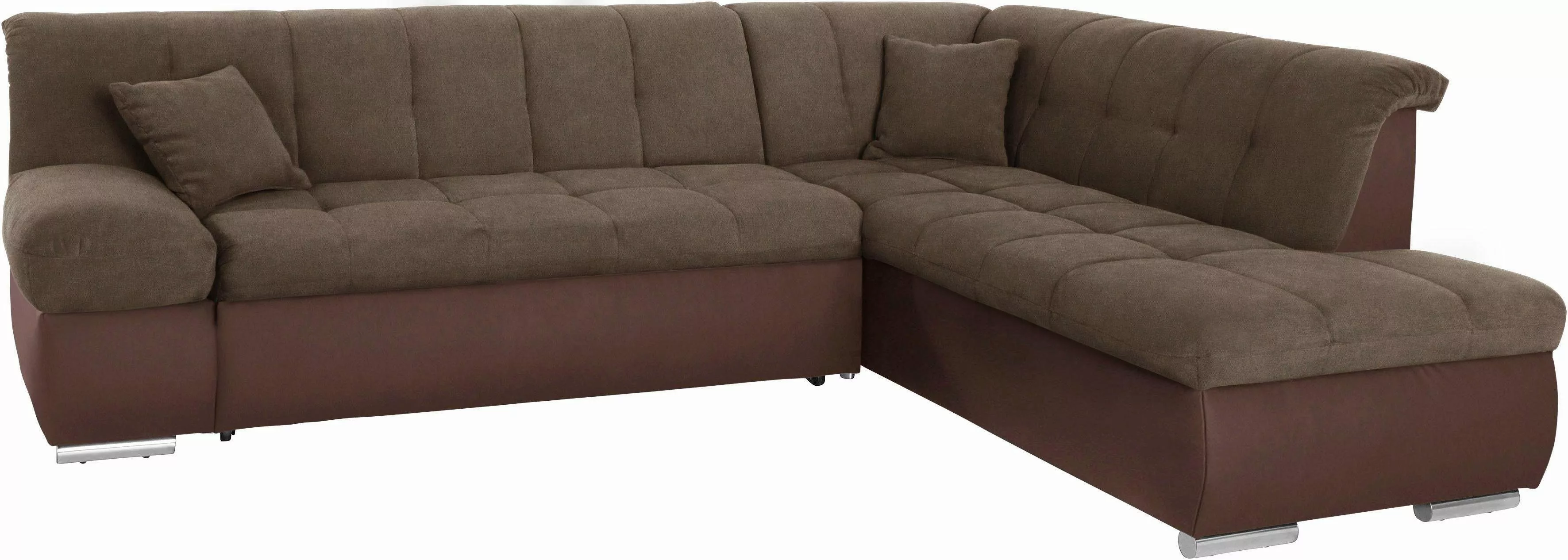 DOMO collection Ecksofa "Mona L-Form", wahlweise mit Bettfunktion günstig online kaufen