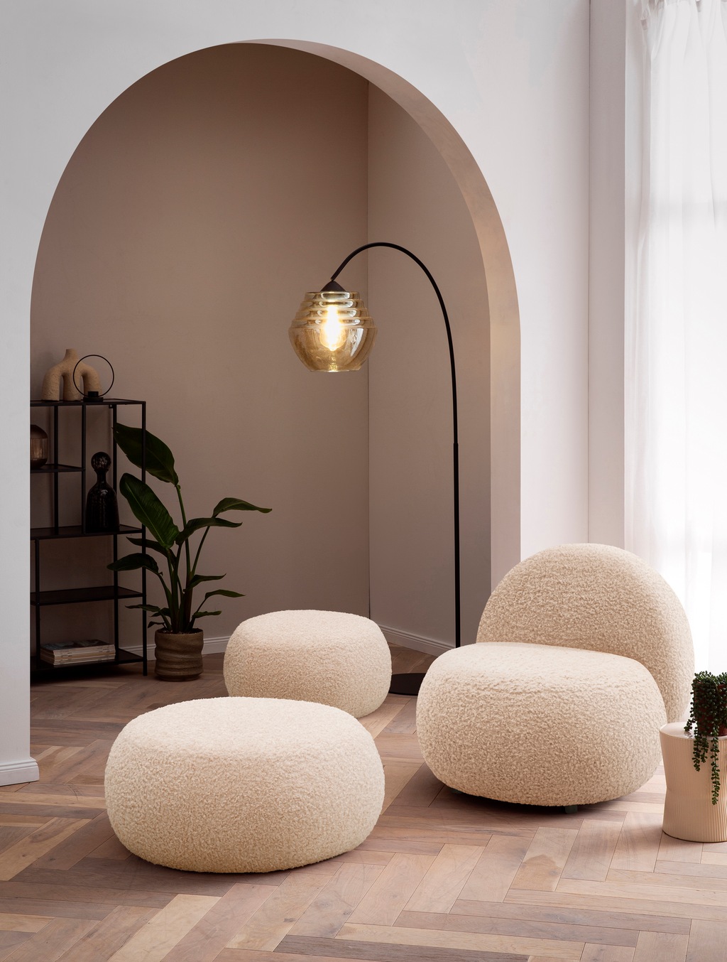 INOSIGN Sessel "Mithras II Cocktailsessel, organische Formensprache, Solitä günstig online kaufen
