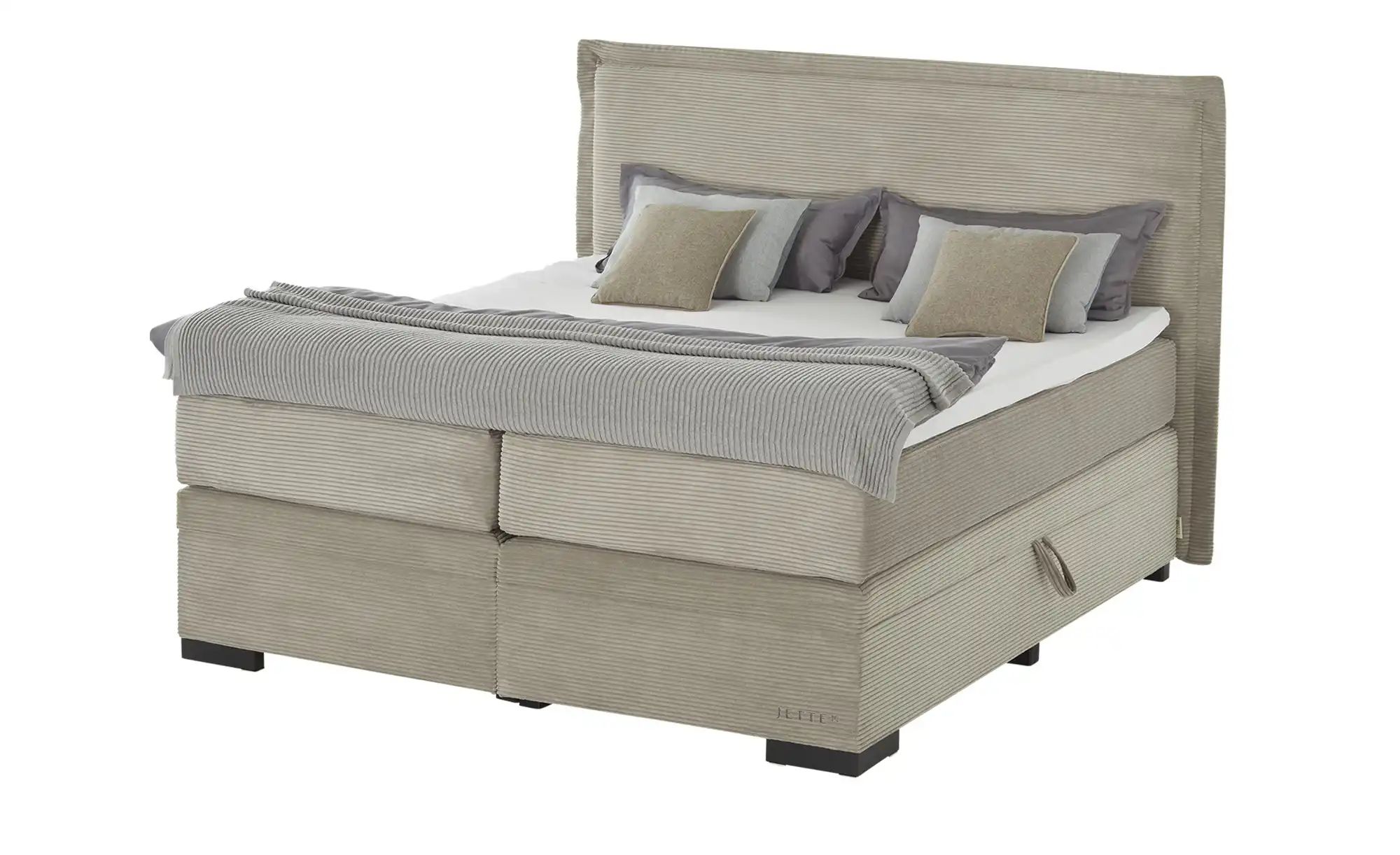 Jette Home Boxspringbett mit Bettkasten  Adapt ¦ beige ¦ Maße (cm): B: 202 günstig online kaufen