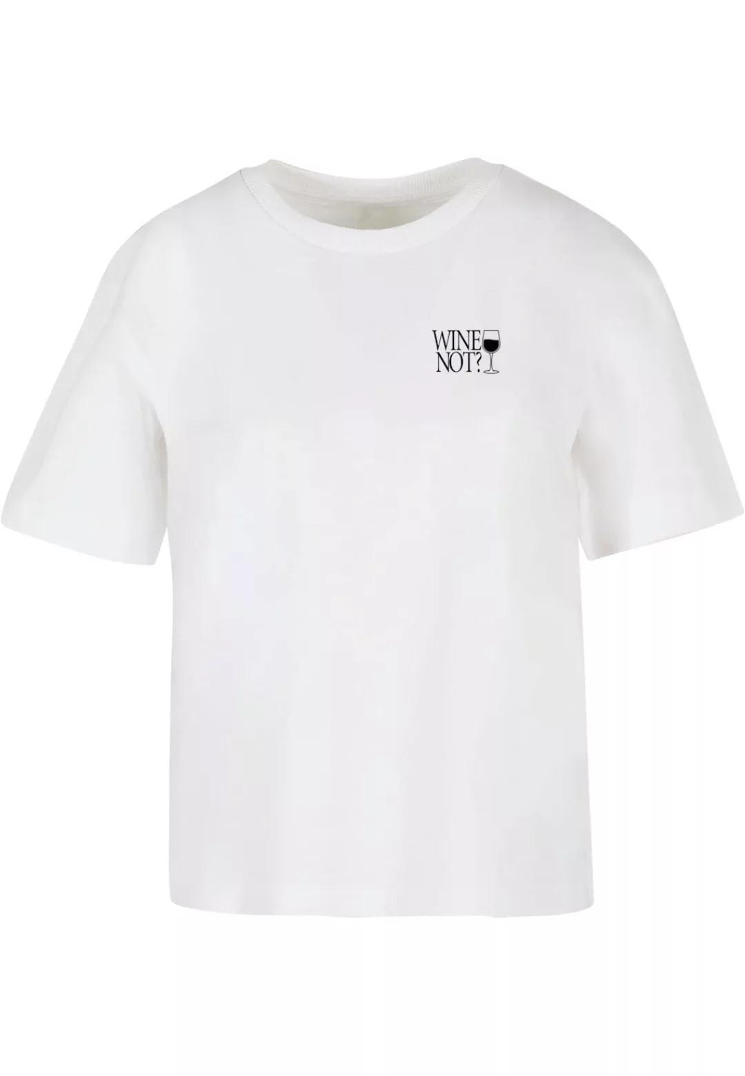Miss Tee T-Shirt "Miss Tee Damen Wine Not Tee", (1 tlg.) günstig online kaufen