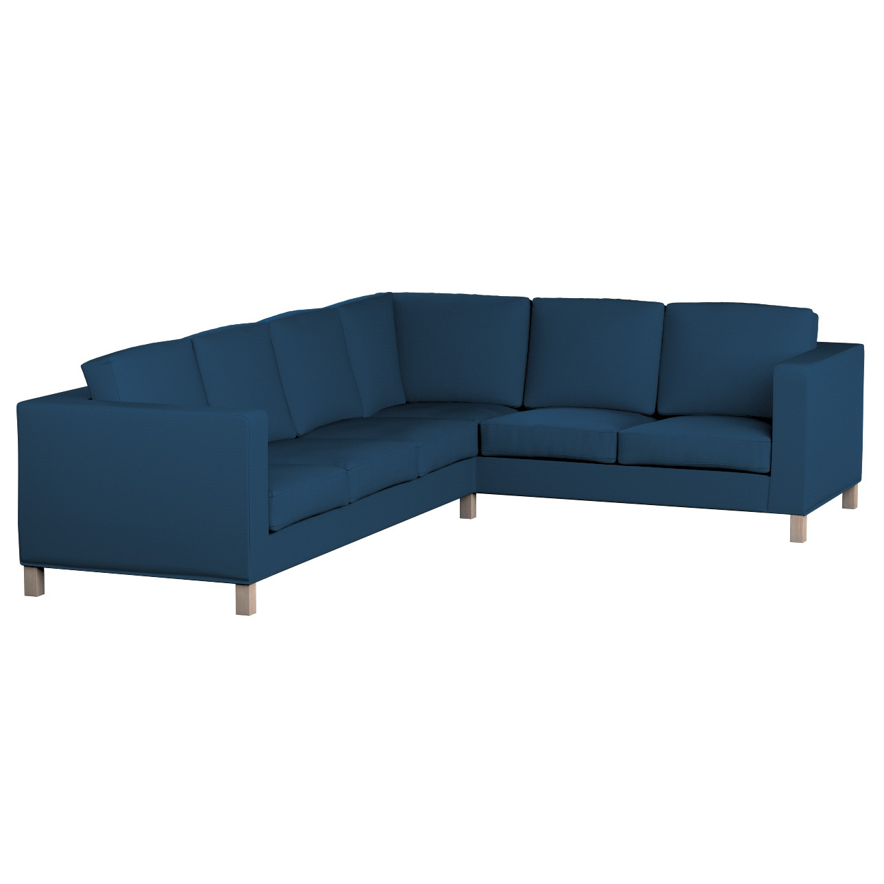 Bezug für Karlanda Sofa Ecke links, marinenblau , 36cm x 30cm x 50cm, Cotto günstig online kaufen