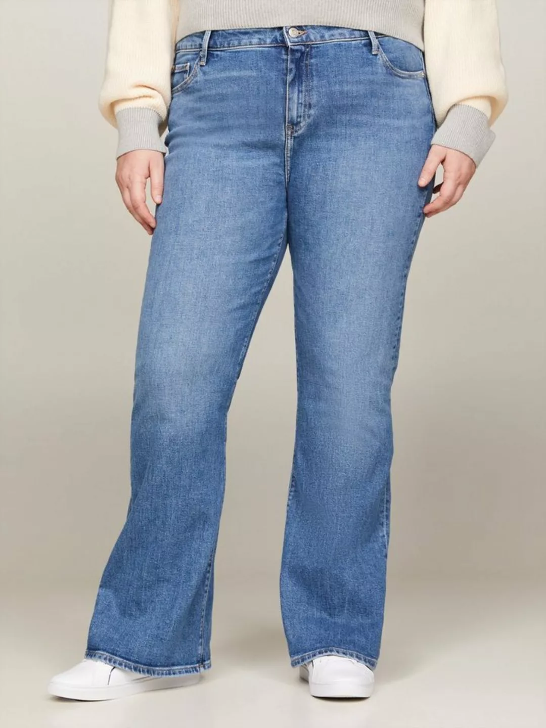 Tommy Hilfiger Curve Bootcut-Jeans CRV BOOTCUT RW MEL Große Größen günstig online kaufen