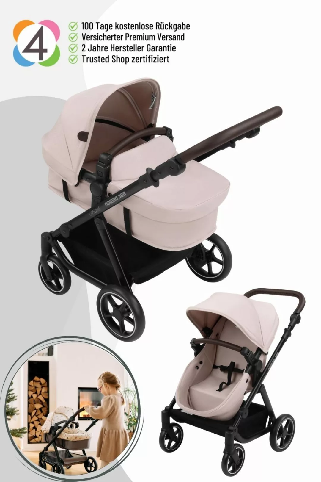 ABC Design Kombi-Puppenwagen günstig online kaufen