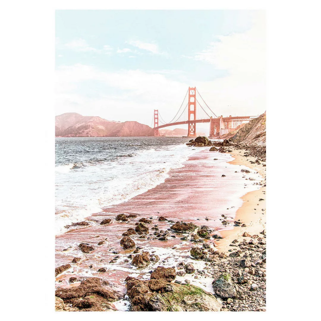 Komar Wandbild "Golden Gate", (1 St.), Deutsches Premium-Poster Fotopapier günstig online kaufen