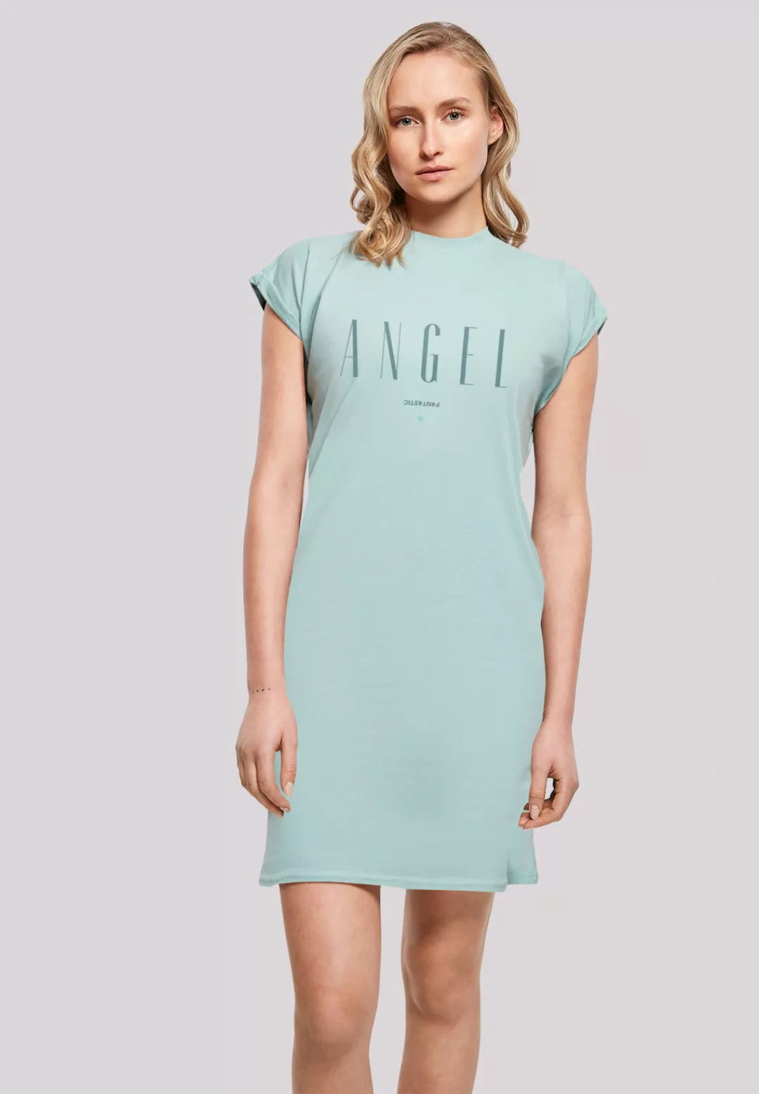 F4NT4STIC Shirtkleid "Engel lila türkis", Print günstig online kaufen