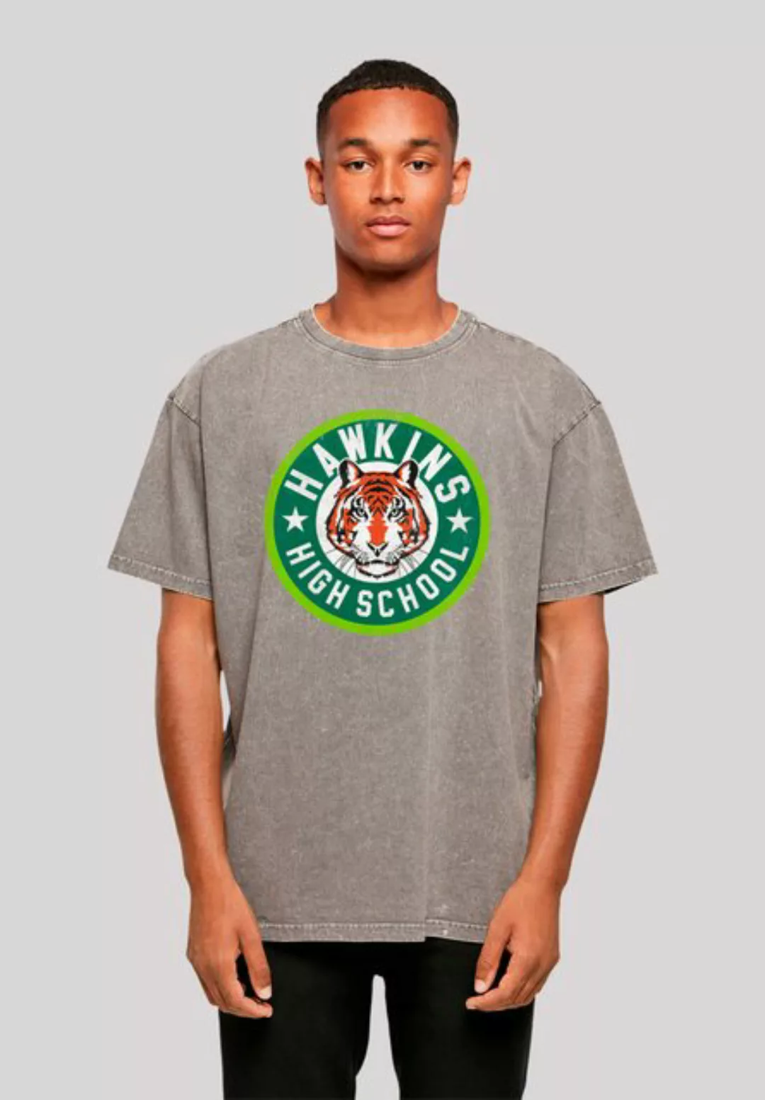 F4NT4STIC T-Shirt "Stranger Things Hawkins Tiger Circle", Premium Qualität günstig online kaufen