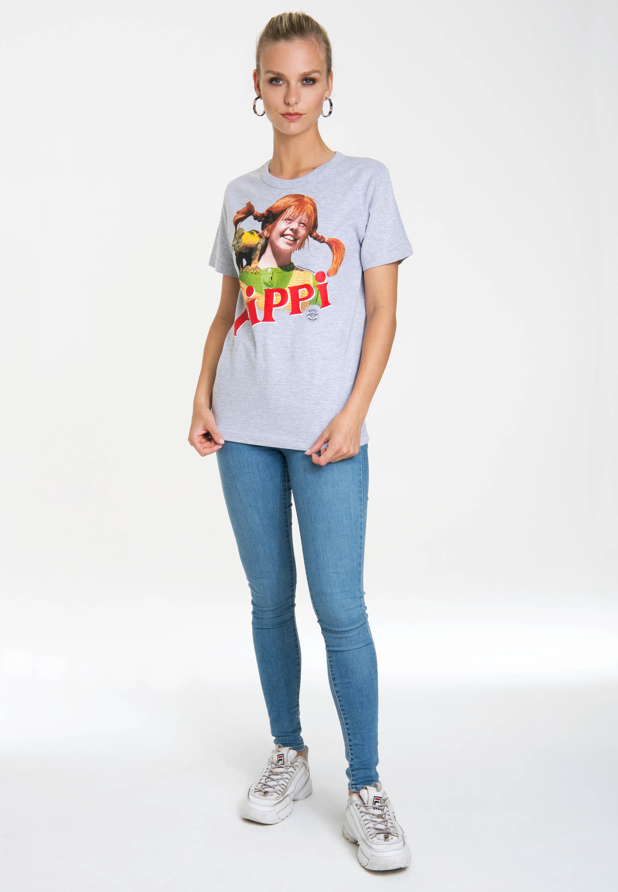 LOGOSHIRT T-Shirt "Pippi Langstrumpf", mit lizenziertem Originaldesign günstig online kaufen