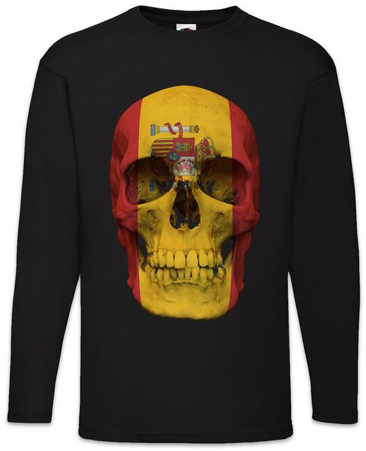 Urban Backwoods Langarmshirt Classic Spain Skull Flag Langarm T-Shirt Spani günstig online kaufen