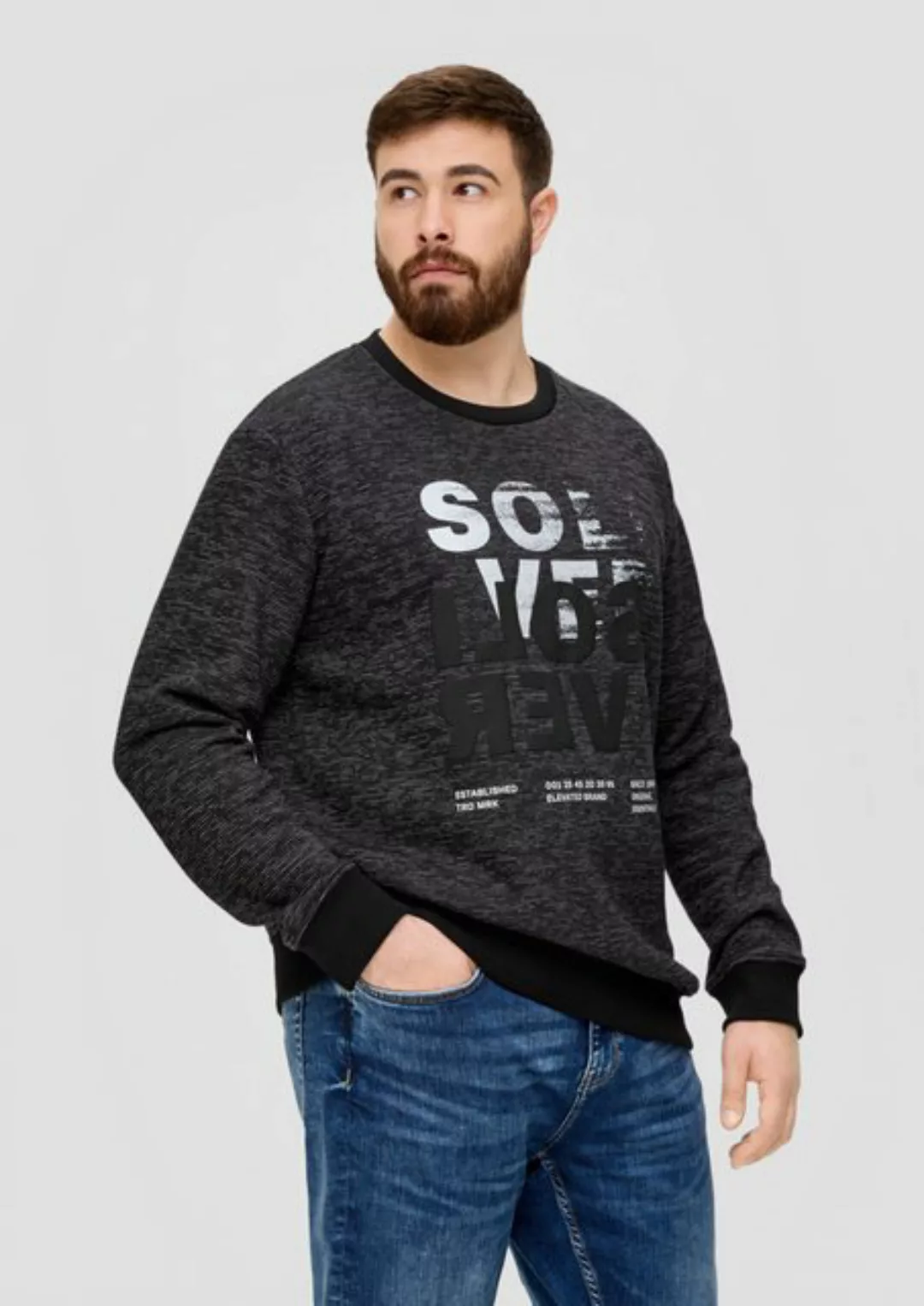 s.Oliver Sweatshirt Sweatshirt mit Logoprint Logo günstig online kaufen