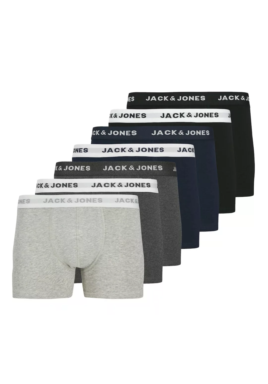 Jack & Jones Boxershorts "Boxershort JACBASIC TRUNKS 7 PACK 7er Pack" günstig online kaufen