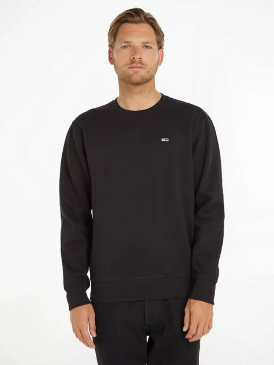 Tommy Jeans Sweatshirt "TJM REGULAR FLEECE C NECK", mit Markenlogo auf der günstig online kaufen