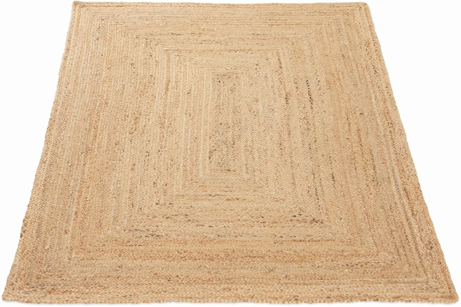 carpetfine Teppich »Nele Juteteppich Naturfaser«, rechteckig, 6 mm Höhe, ge günstig online kaufen