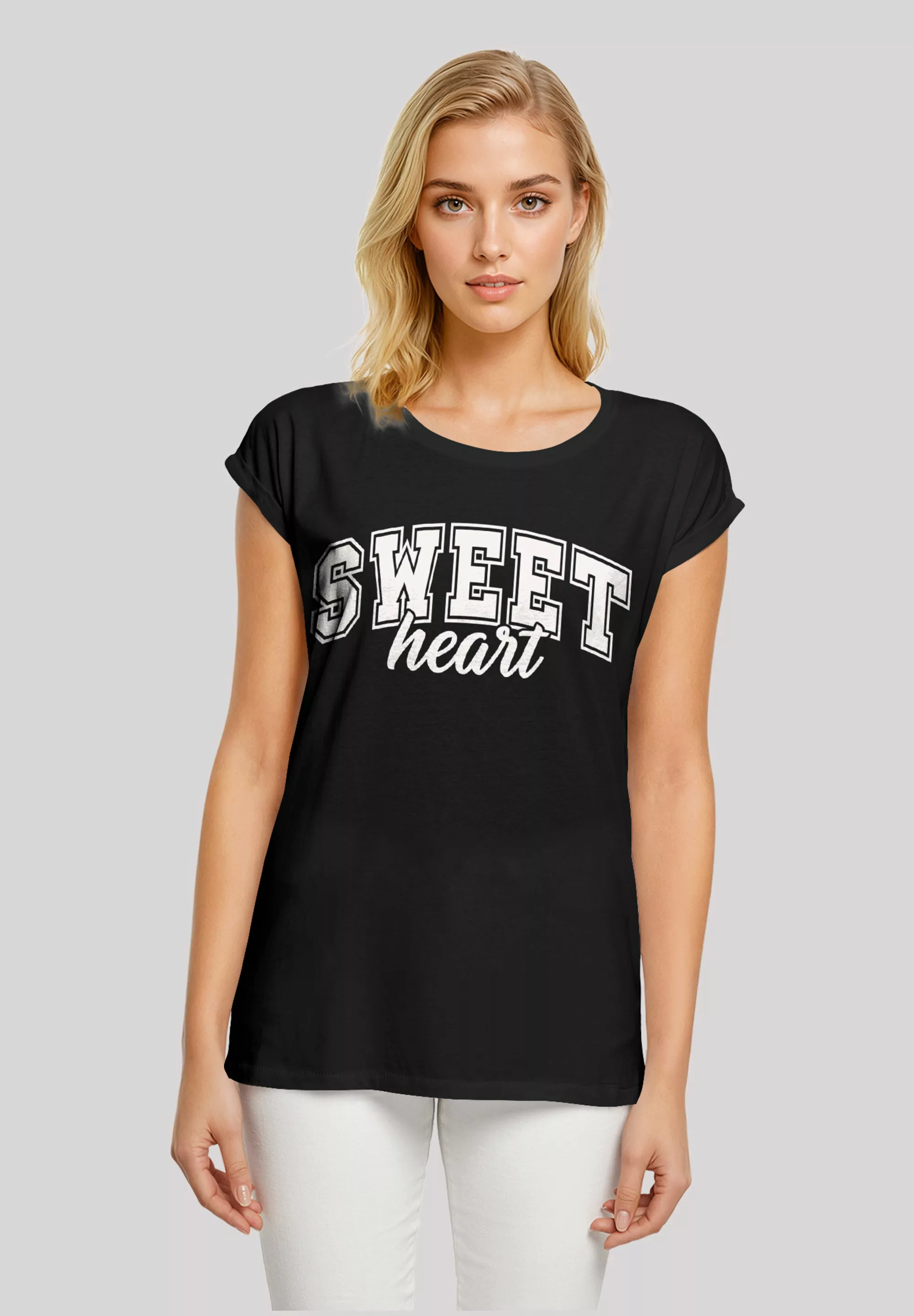 F4NT4STIC T-Shirt "Sweet Heart Uni Valentinstag", Premium Qualität günstig online kaufen