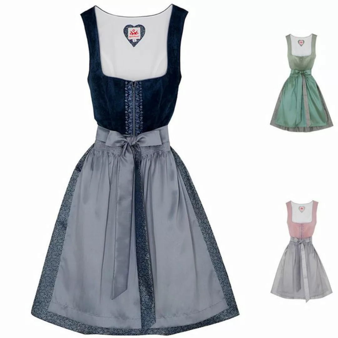 Spieth & Wensky Dirndl Demo Dirndl Dirndl Demo Midi-Dirndl Kleid 2-teiliges günstig online kaufen