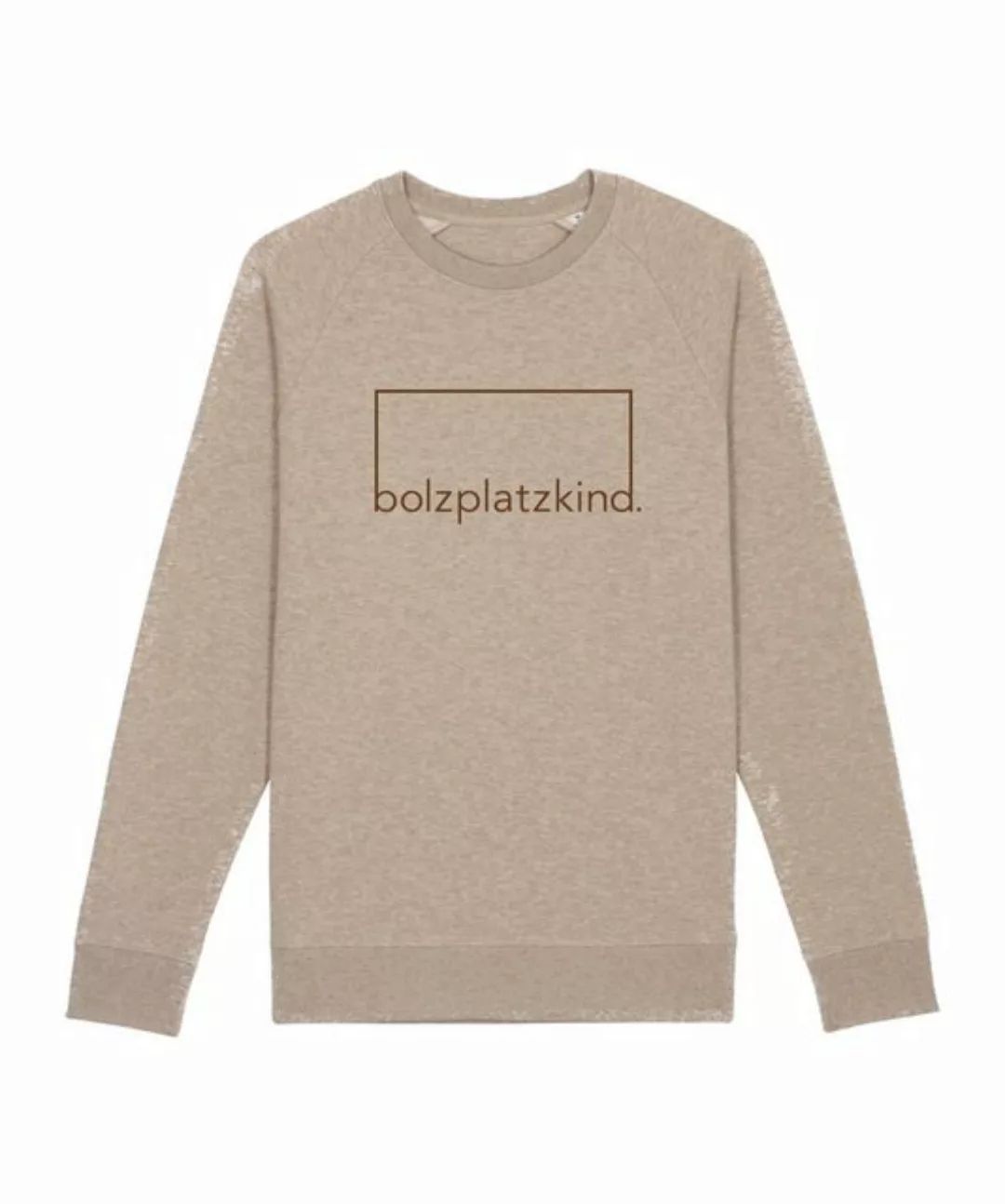Bolzplatzkind Sweatshirt "Mut" Sweatshirt Beige günstig online kaufen
