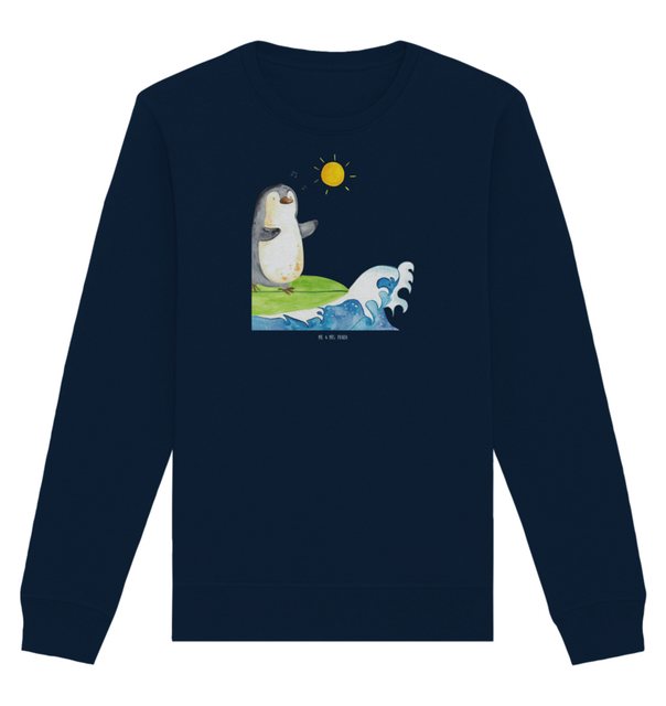 Mr. & Mrs. Panda Longpullover Größe S Pinguin Surfer - French Navy - Gesche günstig online kaufen