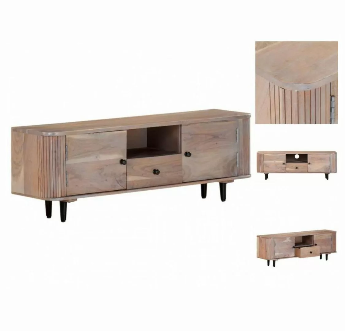 vidaXL TV-Schrank TV-Schrank 118x30x40 cm Akazie Massivholz Lowboard günstig online kaufen