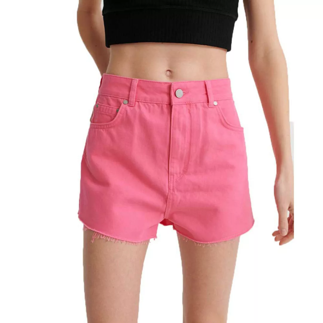 Superdry Ruby Cut Off Shorts Hosen 27 Fluro Pink günstig online kaufen